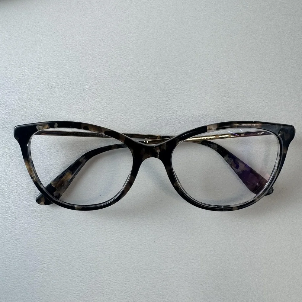 Dolce & Gabbana Cat Eye Eyeglasses Frames Tortoise‎ Gold-Tone Women RX w/ Case - Picture 2 of 11